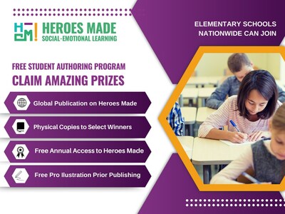 Heroes Made by ThinkEd Corporation Announces a Nationwide Call for Young Storytellers with the "Student Authoring Program" for Elementary Schools